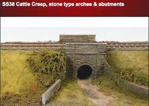 Products: Wills SS38 Cattle Creep, stone type arches & abutments OO Scale