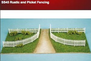 Products: Wills SS45 Rustic and Picket Fencing OO Scale