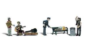 Products: Woodland Scenics A2196 Park Bums N Gauge Figures