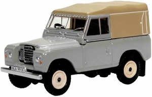 Products: Oxford Diecast 76LR3S003 Land Rover Series III Canvas Mid Grey