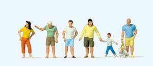 Preiser 10672 Passers-By in Summer Clothes HO Gauge Figures