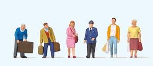 Preiser 10710 Travellers at the Platform HO Gauge Figures
