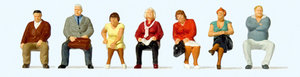 Preiser 10723 Seated Passengers HO Gauge Figures