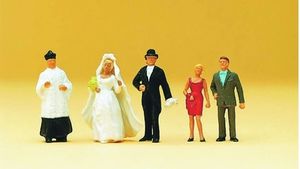 Products: Preiser 14058 Wedding Group Catholic HO Gauge Figures