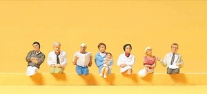 Preiser 10298 Seated Passengers Coaches HO Gauge Figures