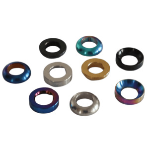 Mountain: Titanium Concave/Convex Washer - M6