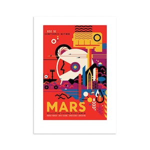 Made to Order: NASA Mars Travel Print