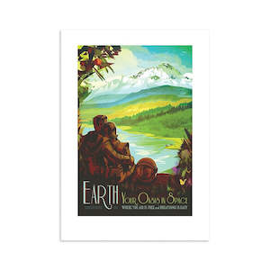 NASA Earth Travel Print