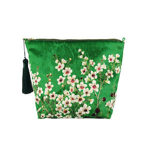 Cosmetic Bags: Manuka Flower Velvet Cosmetic Bag