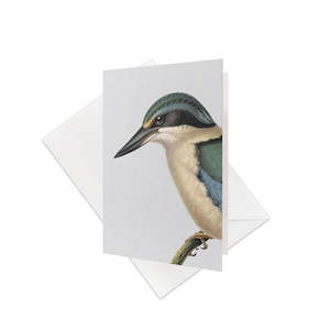 Hushed Birds: Hushed Kingfisher Gift Card & Envelope (6 Pack)