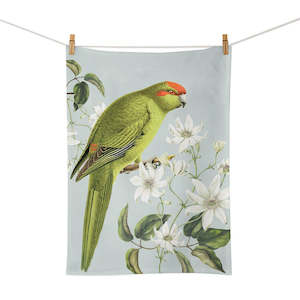 Kitchen: Birds & Botanicals Kakariki Tea Towel