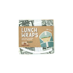 Kitchen: Retro Paper Lunch Wrap