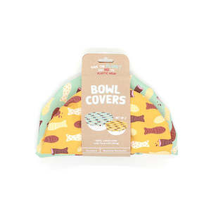 Chocolate Fish Bowl Covers (Set of 2)