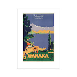 Small Prints: Wanaka Tourist Print