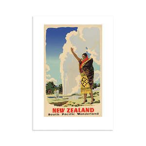 Small Prints: South Pacific Wonderland Tourist Print