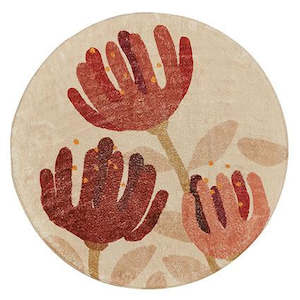 Pohutukawa: Raw Pohutukawa Rug