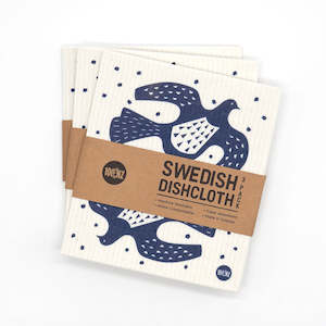 Swedish Dishcloths - Linocut
