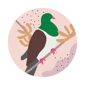 Cut-out Kereru Art Spot