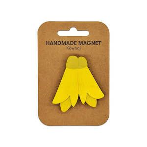 Kowhai Wooden Magnet