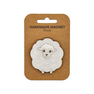 Sheep Wooden Magnet