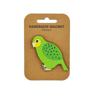 Kakapo Wooden Magnet