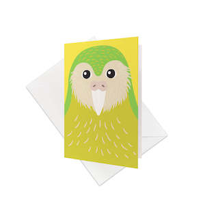 Bright Kakapo Gift Card & Envelope (6 Pack)