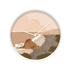 All Homewares: Piha Landmark Wooden Frame Clock
