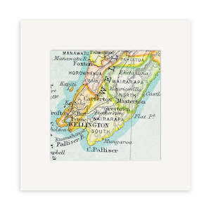 Wellington Vintage Map Print