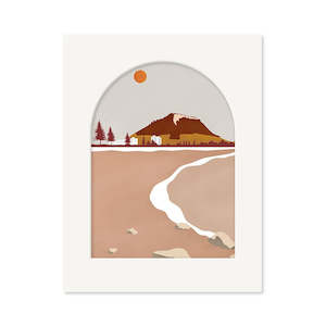 Mt Maunganui Landmark Art Print