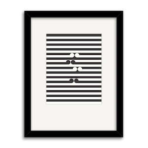 Gordon Walters - Untitled-No.1 Small Art Print: Second Frame