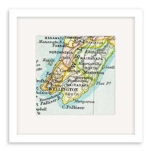 Wellington Vintage Map Print - Second