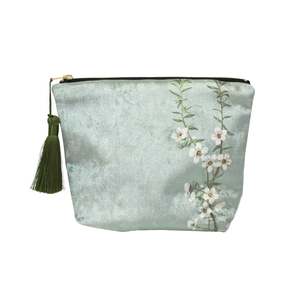 All Collections: Vintage Botanical Manuka Velvet Cosmetic Bag