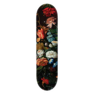Vintage Flowers Skateboard Deck - Second