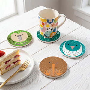 Coasters 1: Set of 4 Cuties Ceramic Coasters