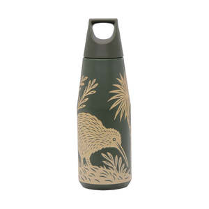 Woodcut Kiwi Drink Bottle