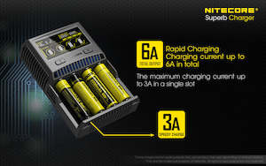 Nitecore SC4 - 4 Bay Superb Battery Charger Cell-Supply NZ