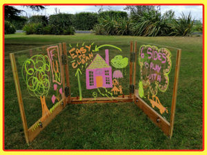 Products: Messy Play Triple Wall Jointed Perspex Wall