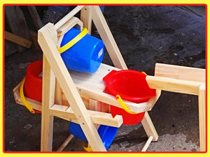 Products: Water Wheel Only a tiny amount of water needed