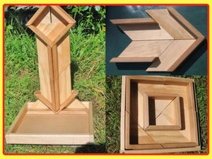 TRYangles Square Wooden Puzzle