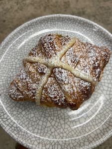 PRE-ORDER SATURDAY: Hot Cross Almond Croissant