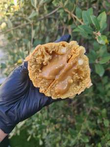 Stuffed Cookies: Caramilk & Malteaser