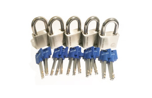 Products: 5 x X11 ultramax padlocks keyed alike highest security and precision