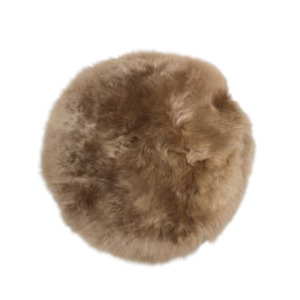 Decor: Round Long Wool Seat Pad