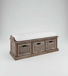 Furniture: 3 Drawer Window Bench Seat