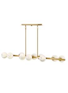 Chandelier: Selene 10 Light Linear Chandelier by Hinkley Lighting
