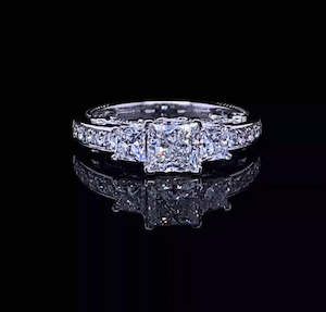 Valentina Moissanite Trilogy