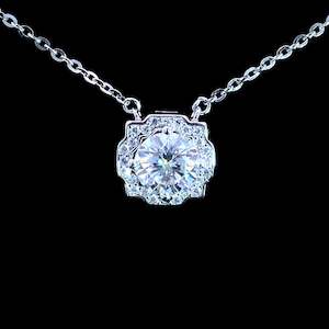 Sienna Moissanite Pendant