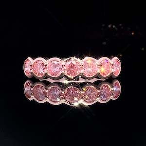 Coloured Gem Rings: Pink Diamond Perfection