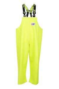 Products: Stormtex 669Y Midweight PVC Hi-Viz Waterproof Workwear Bib and Brace Stormline
