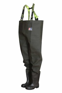 Stormtide W663 Industrial Chest Waders 700gsm Oil-Resistant PVC, Dunlop Boots Stormline
